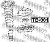 FEBEST TB-001 Anti-Friction Bearing, suspension strut support mounting